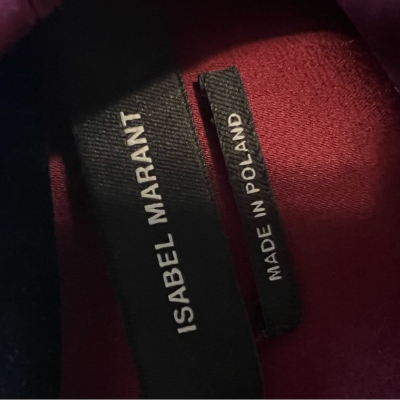 Isabel Marant Red Silk Dress, size 36 - Picture 2 of 5